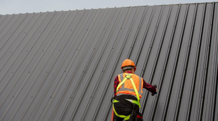 Professional metal roof installation services in Santa Maria, TX